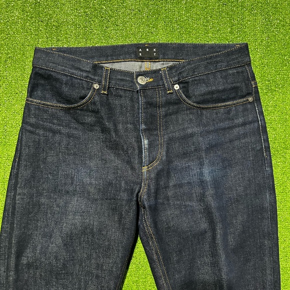 ASKET Jeans Men’s The Raw Denim Jeans 31x30 Blue Organic Cotton Made In Italy - Picture 2 of 9